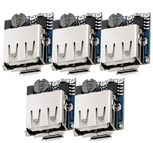 AZDelivery 5 x Power Bank Modul Laderegler TP5400 Micro USB und USB Anschluss inklusive E-Book!