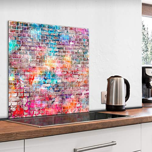 murando Glass Splashback for Kitchen Backsplash Cooker Protector
