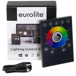 EUROLITE TOUCH-512 - Lettore standalone, controller DMX, con touchpad multifunzione e software, 512 canali