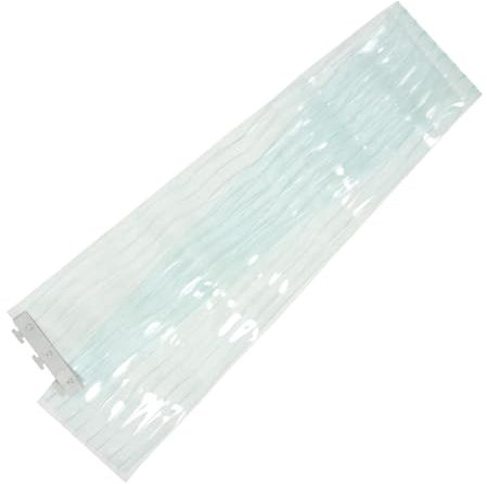 VILLFUL Strisce Trasparenti Per Porta Kit Divisorio Robusto e Durevole Blocca Efficacemente Vento Per Uso Commerciale e Domestico Cucina e Altri Ambienti