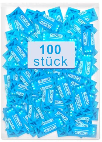 100 Stück Packung Kondome Männer Condoms 52mm Breite mit Extra Feucht Glatt