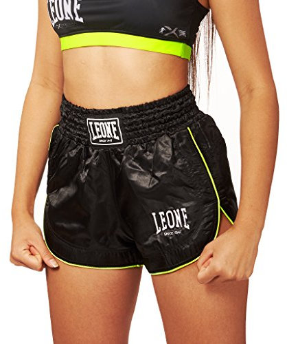 LEONE 1947, Basic W Kick-Thai-Shorts, Frau, Schwarz, L, AB801