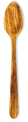 Justa La Fusta | Cuchara Madera Cocina | Utensilios, De Olivo, Fabricada Artesanalmente en España, (31,5 x 5 cm) | Resistente