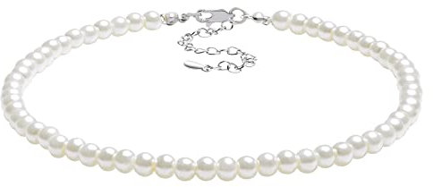 BABEYOND 1920s Damen Halskette Kurz Multi Schichte Choker Kette Hochzeit Braut Schmuck Accessoires Imitation Perlen Kette Elegant Retro Stil Fasching Kostüm Zubehör (Stil 2-1 Schichten)