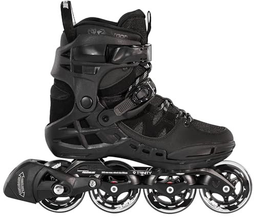 Powerslide Inline Skate Phuzion Argon Black 80, für Fitness, für Damen und Herren