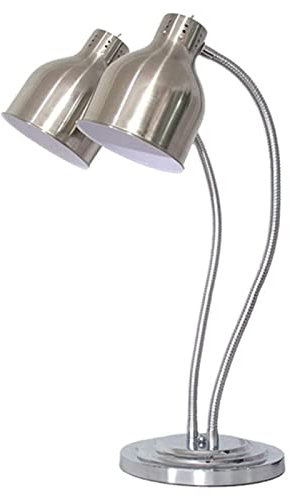 CHUANGRUN Lampe Chauffante À Double Tête, Chauffe-Plats, avec Deux Ampoules, Lampe Chauffante Commerciale Électrique Autonome, Restaurant De Cuisine D'hôtel Buffet Garder Les Aliments Au Chaud