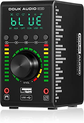Douk Audio M100 Mini Bluetooth 5.0 Verstärker Digitalverstärker USB DAC COAX/OPT Amplificatore audio domestico Lettore musicale 24Bit/192K 68W × 2