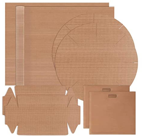 Lodokdre Duración de la lámina para hornear horno, papel reutilizable para hornear, recortable, antiadherente, alfombrilla para hornear resistente al