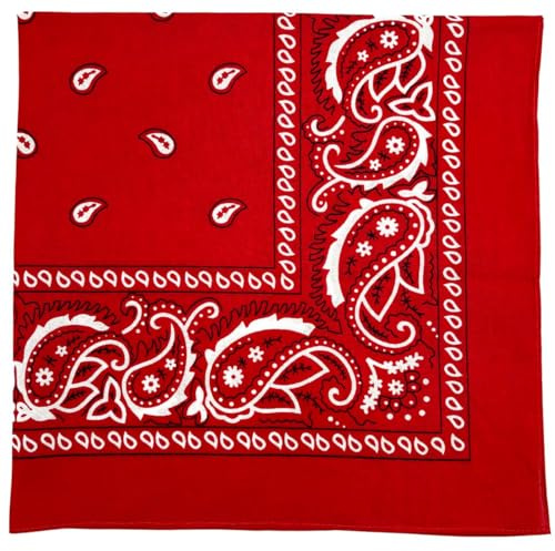 MDSTYLE Extra Large Bandana 68.5cm x 68.5cm 100% Cotton for Men & Women Paisley Handkerchief Headband Scarf Jumbo Bandanas