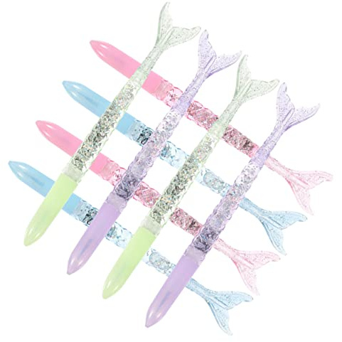 NUOBESTY 8piezas Bolígrafos Decorativos De Sirena Bolígrafos De Gel Multifunción Para Escritura Escolar