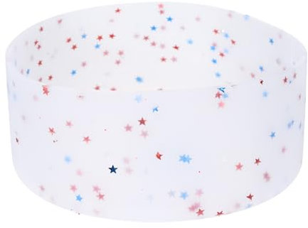 QUARKZMAN Funda Protectora de Silicona para la Base de Botellas de Agua con un Diámetro Inferior de 3.38-3.62, Funda Protectora para Botellas de Agua de 12-24 Oz, Estrella