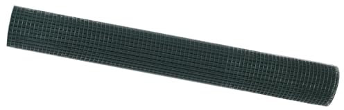 vidaXL Cerca de Alambre Soldado Recubierto de PVC Verde 2500 x 120 0,09cm, Duradera de Hierro para Uso Exterior en Jardines, Límites, para Agricultura y Decoración, Barrera de Jardín, División de Pro