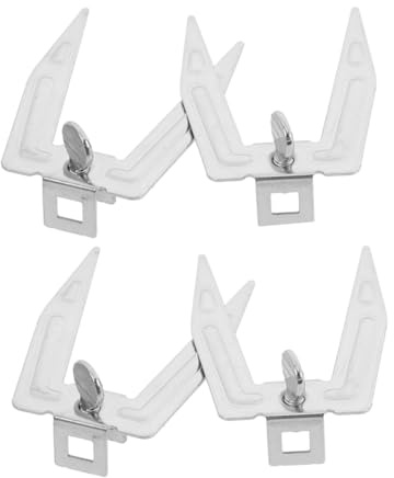 ELAYARD Fourchettes En Acier Inoxydable Pour Rôtissoire De Friteuse à Air Chaud, Lot De 4 Pièces, Compatibles Barbecue Et Cuisson Extérieure, Accessoires Pour Rôtir Poulet, Viande Et Poisson