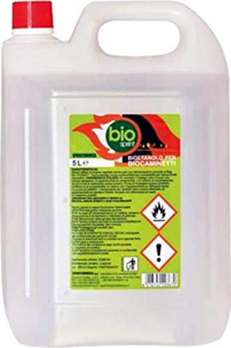7x5 latte Bioetanolo combustibile stufe Bio Sprint 5 lt 99,9% inodore no fumo naturale no zolfo
