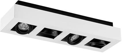 Arcchio Faretto dimmerabile (Moderno) colore Bianco, in Alluminio ad es. Cucina Lampada da incasso plafoniera applique