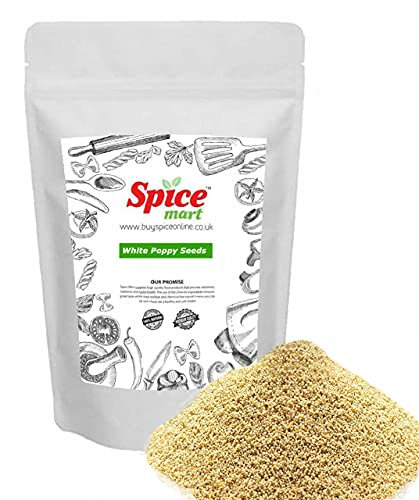 White Poppy Seeds | Khas Khas Poppy Seeds Premium Quality Free UK P&P 50g-950g (50g)