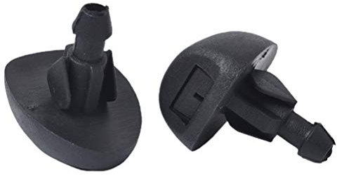 Buse de Lave-glace pour C3 C3 Dispatch Xsara avec Référence OE 6438V8, Plastique Noir Avant Gauche Droite pour Modèles et (Comme montré)