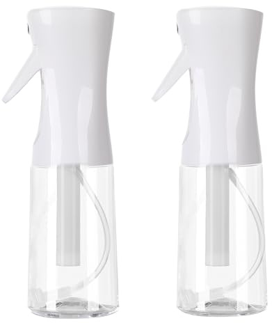 YULING-X Spray Bottles For Hair, continuous spray bottle (200ml/6.8oz 2Pack) used for hair design, plants, cleaning, hair care and skin care, etc. – empty, reusable