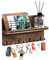 homdat Portachiavi da Parete in Legno, Porta Chiavi da Muro Casa Vintage, Appendichiavi da Muro con 4 Ganci Doppi, Multifunzione Decorativo per Lngresso, Soggiorni, Corridoio, Ufficio