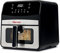 Girmi FG85 Friggitrice ad Aria con finestra Ecofrit 6,5L, 8 Programmi, 1700 W, Display Digitale, Luce Interna, Vassoio antiaderente, Ricettario Incluso