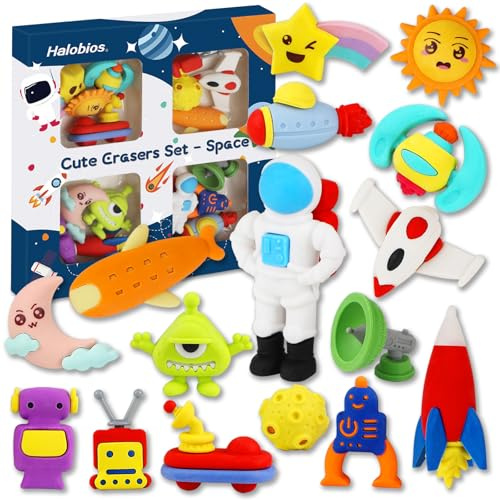 Halobios Juego de gomas de borrar para niños, borradores de lápiz a granel para niños, desarme rompecabezas borrador para aulas precios borradores para niños