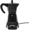 Cafetera, Cafetera Eléctrica, Moka Eléctrica con Base, Cafetera Moka, 300ml, 480w, con Asa Antiquemaduras de Pp, Pico en Forma de V, Para Uso Doméstico, Oficinas, Cafeterías y Otros Lugares, Negro