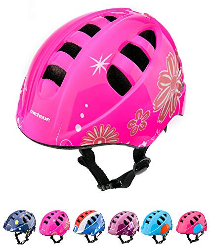 meteor® Kinder Bike Helmet Kinderfahrradhelm Sicherer Fahrradhelm Kinder Helm Roller-Helm Jungen Kinder-fahrradhelm für Mountainbike Inliner skaterhelm BMX fahradhelm Scooter