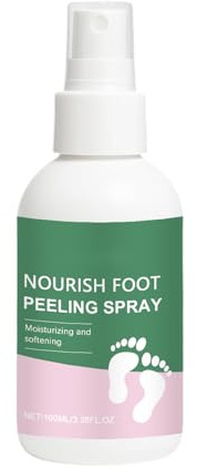 Spray Pies Piel Muerta - Spray Exfoliante Pies | Líquido Nutritivo 100Ml para Relajación Postentreno Cuidado Diario Ducha Recuperación Spa en Casa