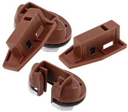 SAFIGLE 2 Sets Slides Stop Replacement Kit Plastic Drawer Glides Stoppers for Repair Installation Guide Track Furniture Replacement Parts