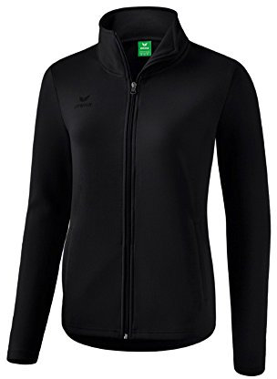 Erima Damen Basic Sweat Jacke (2071816), schwarz, 34