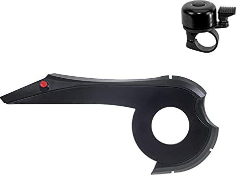 hebie 0315 E14 Kettenschutz für Bosch Performance Line eBike 20 Zähne inkl. Brille Schwarz/Anthrazit inkl. Fahrradklingel
