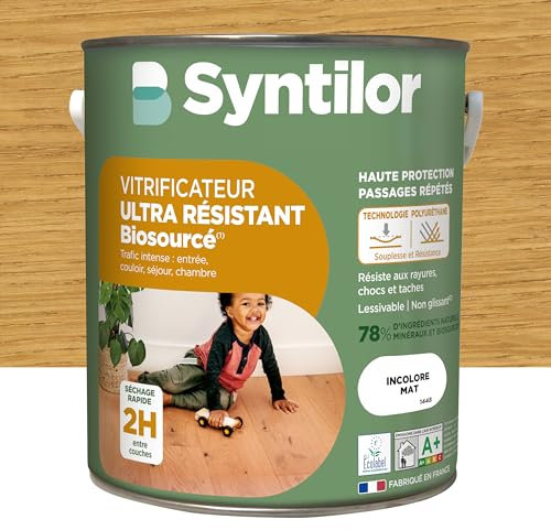 SYNTILOR - Vitrificateur Ultra Résistant Biosourcé Incolore Mat 5L