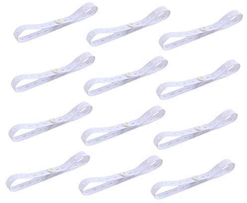 ibasenice 12stücke Teiliges Verstellbares Befestigungsset Mit Schnalle Elastischer Windelgürtel Für Sicheren Halt Kein Windel-clip Notwendig Passend Für Unterschiedlicher Taillengröße