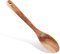 Cuillère de cuisine en bois - 100 % bois d'acacia - Ustensiles de cuisine traités naturellement - Cuillère en bois durable pour la cuisine