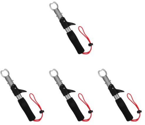 BESPORTBLE 4 Piezas acrocordones Pinza cizalla de Pesca Profesional Vara Accesorios cizalla de Pesca de Uso Diario Tijera de Pesca pequeña pequeño alicate de Pesca Acero Inoxidable