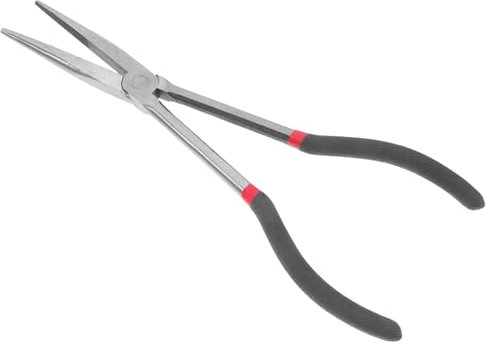 SOLUSTRE Schmuckzangen für die Schmuckherstellung kleine Spitzzange Basteln einer Spitzzange Schmuckzange Werkzeug Angeln Spitzzange lange Nasenzange Spitzzange für Schmuck Gummi Black