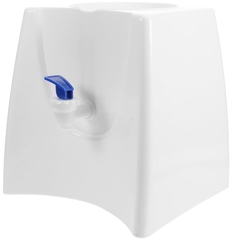 PRETYZOOM Dispensador de Agua Fría de Mesa con Grifo Portátil Soporte Resistente para Garrafas y Botellas para Oficina Camping y Uso Doméstico