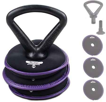 Hyperwear softbell justerbar pesa rusa 7 lbs-30 lbs suave, seguro och versátil