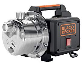 BLACK+DECKER BXGP800XE Selbstansaugende Pumpe für Klarwasser (800 W, max. Förderleistung 3500 l/h, max. Förderhöhe 38 m)