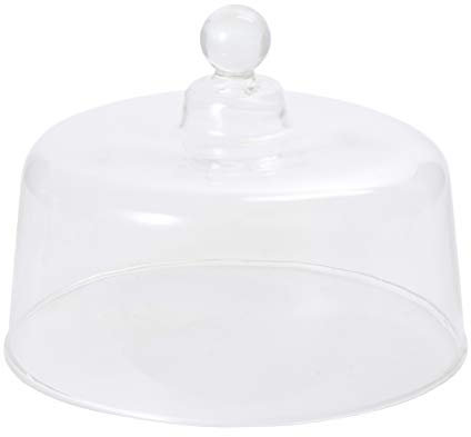 Cabilock 1pezzi Copertura in Vetro Trasparente per Micro Paesaggi Frutta Alimenti Scudo Protettivo Senza Piombo Resistente e Sicuro per Uso Prolungato