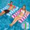 Lot de 2 matelas gonflables pour piscine - Hamac à eau pour adultes - Jouet d'eau avec filet 4 en 1