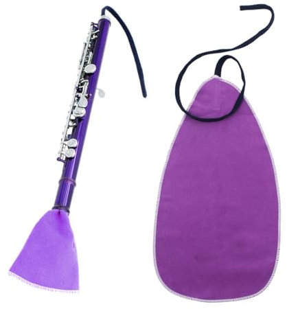 AEIOPRS 1 Pcs Reinigungstuch Reinigungswerkzeug für Holz für Klarinette Saxophon Flöte 31 x 16.5 cm