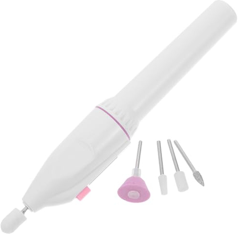 TOVINANNA Polisseuse à Ongles Électrique Compacte sans Batterie Outil de Nail Art Multifonction pour Manucure et Pédicure à Domicile Lime à Ongles Électrique Silencieuse pour Kit Manucure