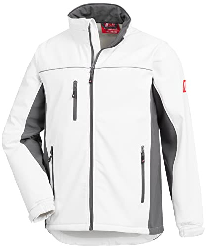 Nitras Motion Tex Light 7153 Softshelljacke - windfeste Jacke für die Arbeit - Weiß - XS