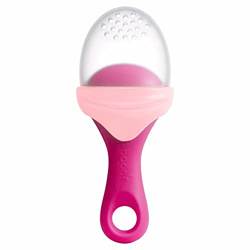 Boon B11415, Mint, Silicone Spoon With Small Holes Ideal for Toddler Self-Feeding, Suitable for Babies from 6 plus Months