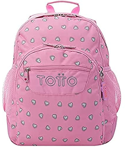 TOTTO Morral Crayoles Mochila, Adultos Unisex, Rosa (Rosa), Talla Única