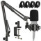 Frgyee AT2020 Braccio Del Microfono con Filtro Anti-Pop, Supporto per Microfono con Morsetto Aggiornato per Audio Technica AT2020 AT2020USB+ AT2035 Condensatore Studio Microfono
