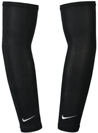 Nike Manchons solaires UV, Noir/blanc, Adult S/M