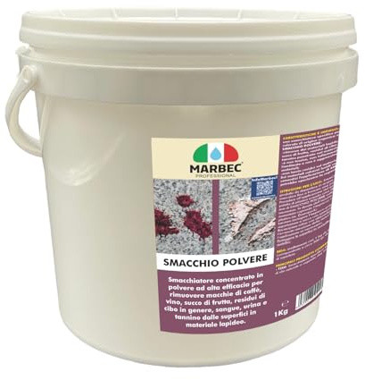 MARBEC SMACCHIO POLVERE 1KG Smacchiatore per la rimozione delle macchie organiche colorate