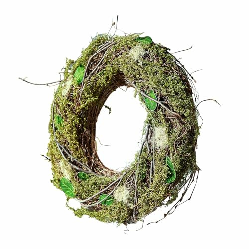 Loberon Corona di Fiori secchi Vantile, Marrone/Verde